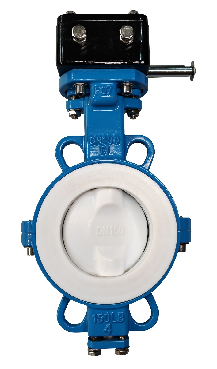 Wafer Type Full PTFE Lined Butterfly Valve